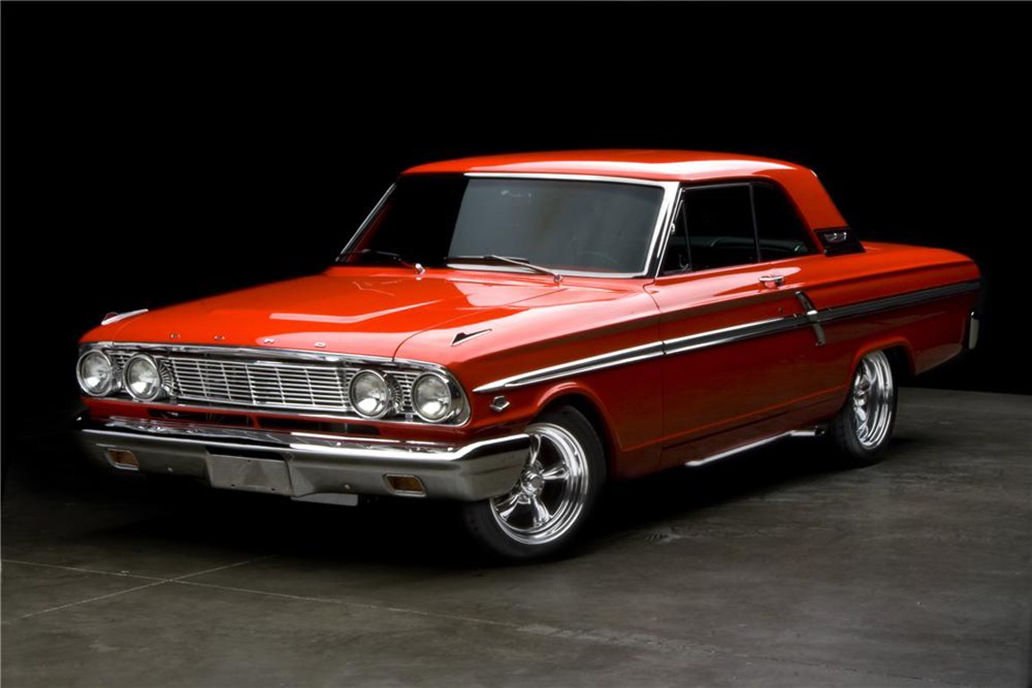 ford-barrett-jackson-1964-ford-fairlane-500-custom-car-wallpaper-wide